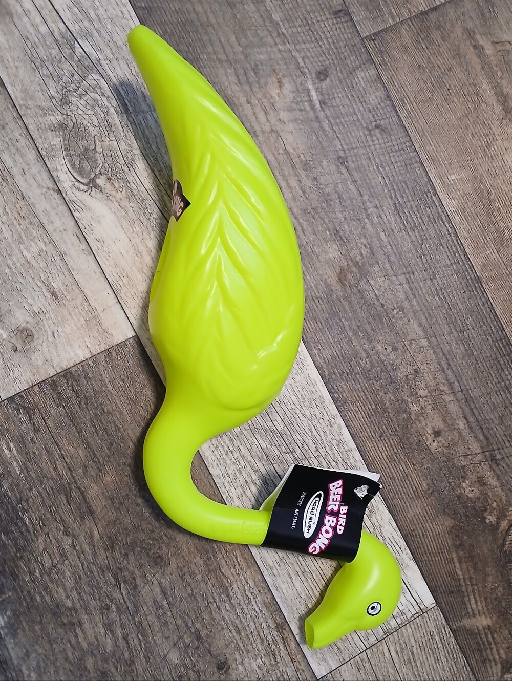 Spencer's Bright Lime Green Flamingo